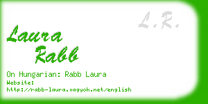 laura rabb business card